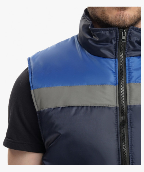 Жилет утепленный Экспертный СОП (тк.Оксфорд), т.синий/васильковый