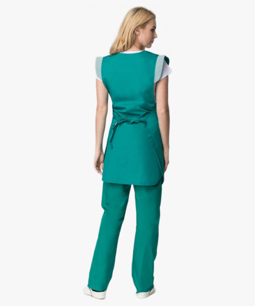 Фартук-сарафан Надежда (тк.ТиСи), зеленый