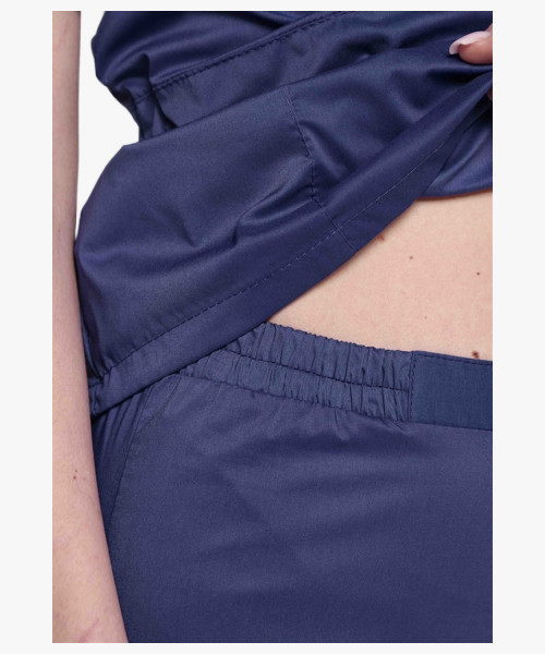 Костюм женский хирургический Модерн-004 (тк.Стрейч,120) MedLine, т.синий