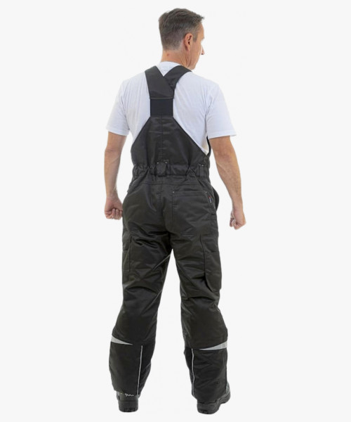 Полукомбинезон мужской зимний Brodeks KW403, цвет чёрный