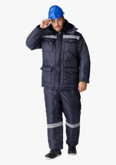 Костюм зимний Мастер (Оксфорд) п/к, темно-синий