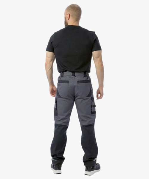 Брюки летние мужские Brodeks KS302, цвет серый, чёрный