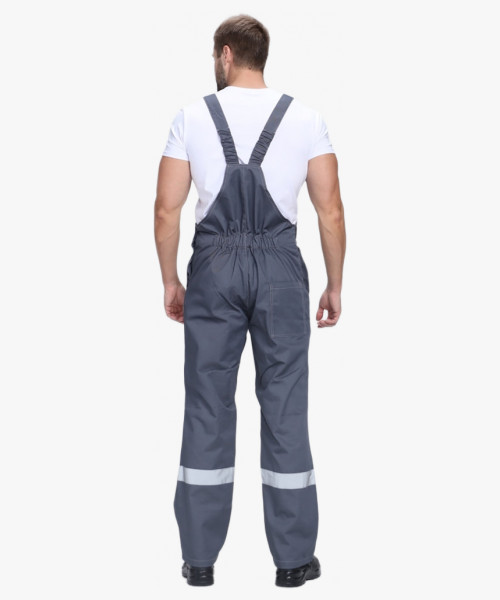 Костюм Флофт-2 Премиум СОП (тк.Смесовая,240) п/к, т.серый/серый/красный