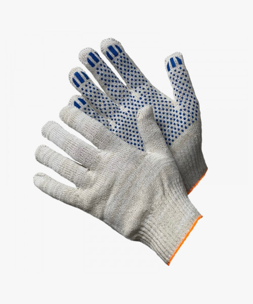 Перчатки ХБ с ПВХ 10/6