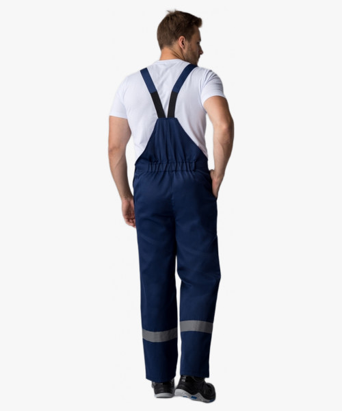 Костюм Труженик-2 СОП (тк.Смесовая,210) п/к, т.синий/васильковый