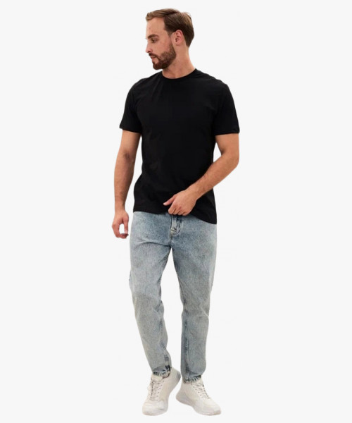 Футболка NEW (тк.Трикотаж,160), черный