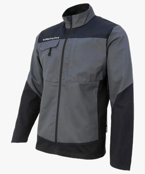 Куртка летняя мужская Brodeks KS234, цвет серый, чёрный