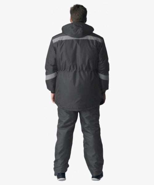 Куртка зимняя Прогресс (тк.Оксфорд), т.серый