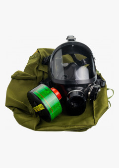 Противогаз промышленный Бриз-3301 (ППФ) К1 с маской ППМ-88