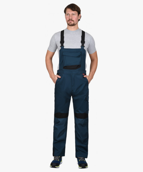 Костюм СИРИУС-ЦИТРИН куртка, полукомбинезон, морена с черным