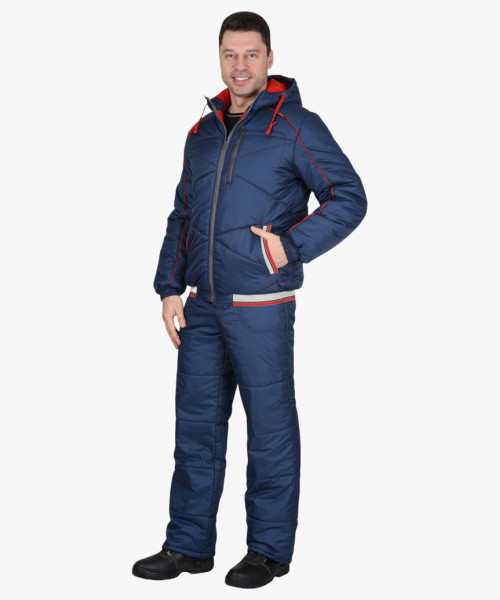 Костюм мужской СИРИУС-ИМИДЖ куртка, брюки, синий