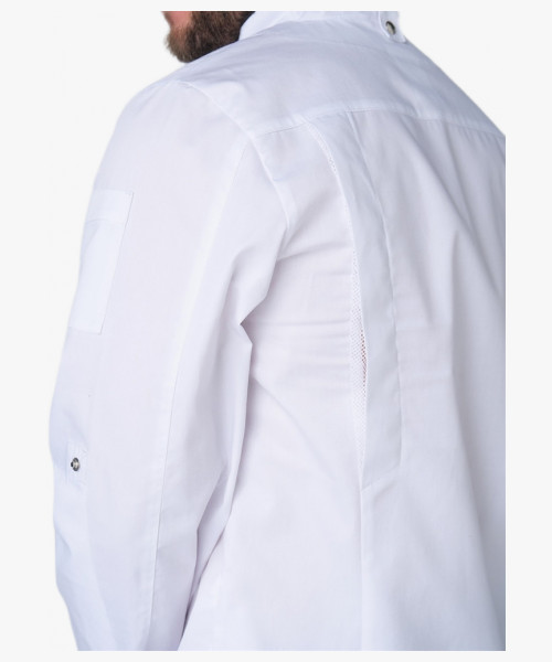 Китель повара Гастро (тк.Смесовая,160), белый