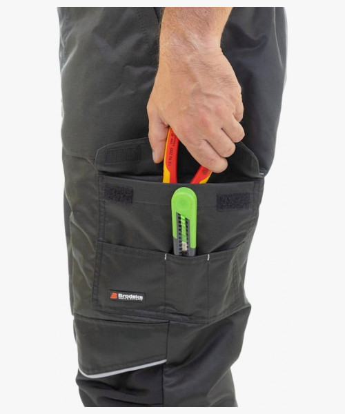 Полукомбинезон мужской зимний Brodeks KW403, цвет чёрный