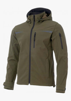 Куртка софтшелл летняя мужская Brodeks KS207, цвет хаки
