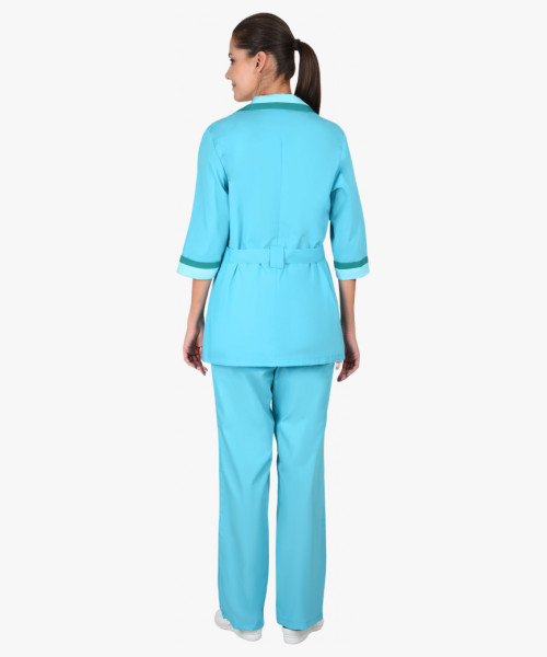 Костюм СИРИУС-ФЛОРА женский светло-бирюзовый (СТ)