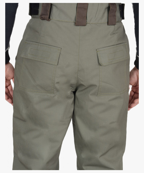 Костюм СИРИУС-КОБАЛЬТ куртка, брюки оливковый с темно-коричневым