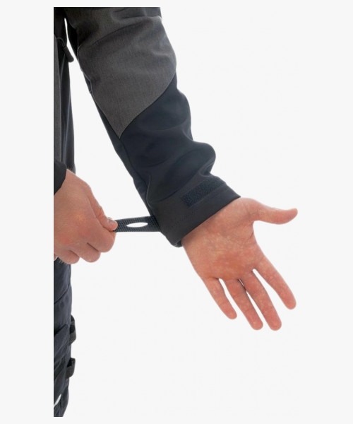 Куртка софтшелл летняя мужская Brodeks KS237, цвет серый, чёрный