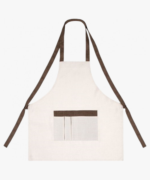 Фартук Settle In, светло-бежевый (молочный)