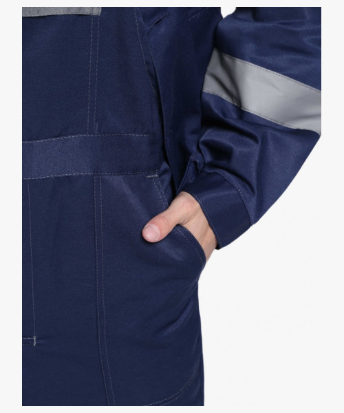 Костюм Лигор-2 СОП (тк.Смесовая,210) п/к, т.синий/серый