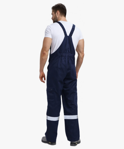 Костюм Нейч-2 СОП с капюшоном К. (тк.Смесовая,210) п/к, т.синий/васильковый