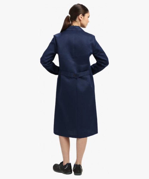 Халат женский Лигор (тк.Смесовая,210), т.синий/васильковый