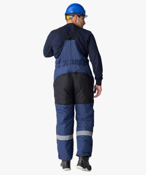 Костюм зимний Беркут (Таслан) п/к, темно-синий/черный