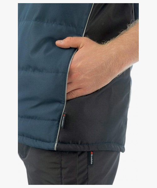 Жилет утеплённый Brodeks KW101, цвет синий, чёрный