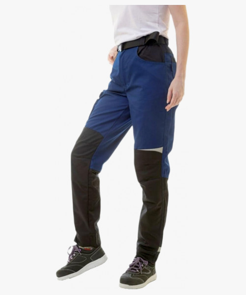 Брюки рабочие женские Brodeks KS328, цвет синий, чёрный