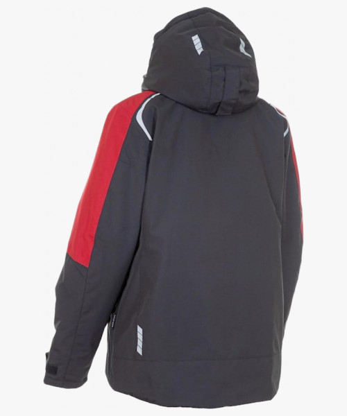 Куртка женская зимняя Brodeks KW 208, цвет чёрный, красный