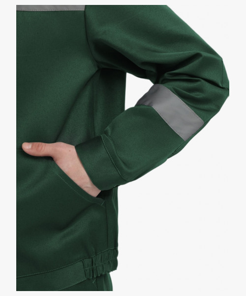 Костюм Лигор-1 СОП (тк.Смесовая,210) брюки, зеленый/желтый