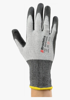 Перчатки рабочие Brodeks GC-11, цвет серый, чёрный