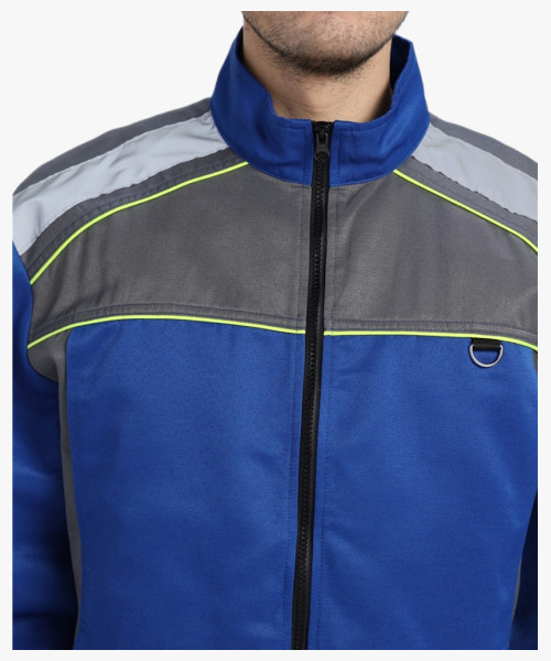 Костюм Практичный-2 СОП CH (тк.Смесовая,210) п/к, васильковый/серый