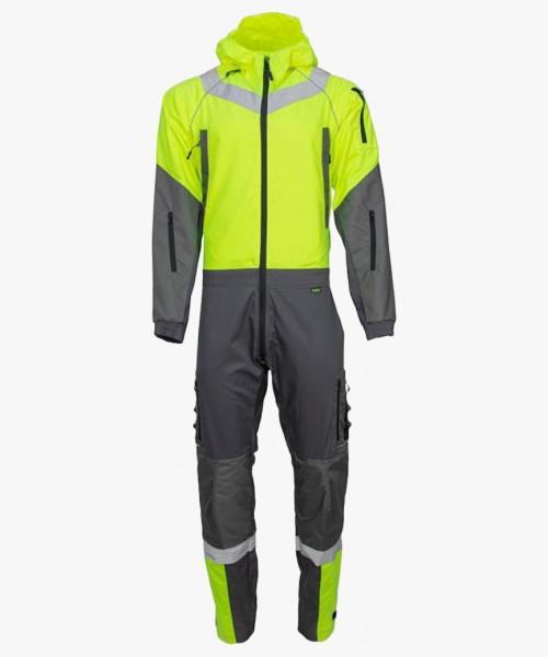 Комбинезон летний мужской Brodeks KS503, цвет жёлтый, серый