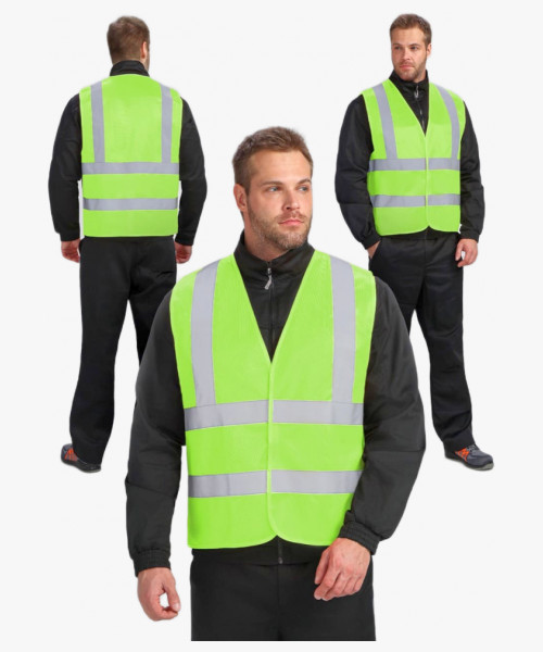 Жилет сигнальный ProfLineBase СОП-4 (тк.Полиэфир,100), желтый