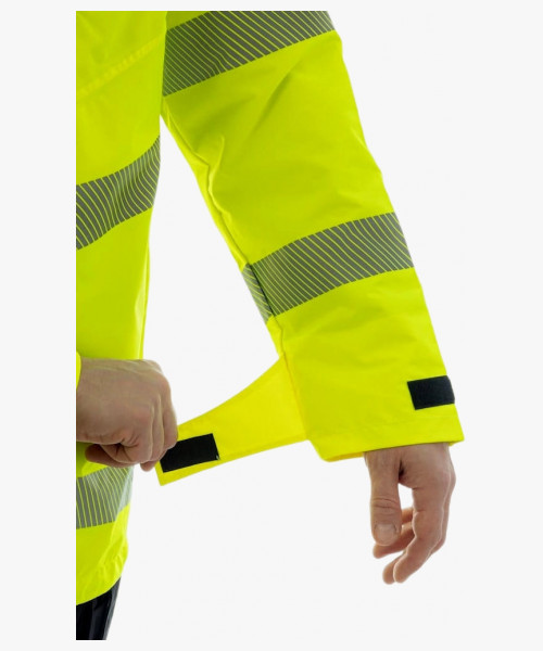 Куртка-парка сигнальная летняя Brodeks KS223, цвет жёлтый