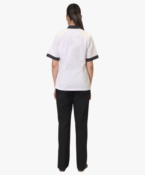 Китель СИРИУС-МИШЛЕН женский белый с отделкой