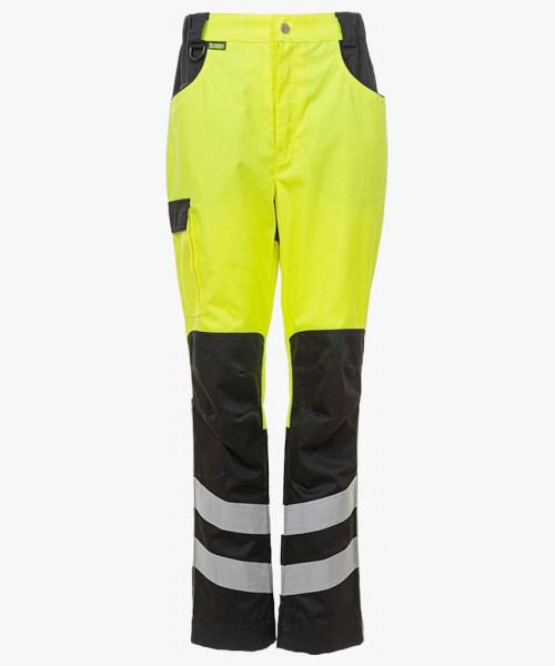 Брюки сигнальные женские Brodeks KS319, цвет жёлтый, чёрный