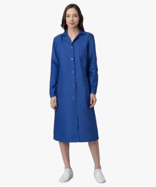 Халат женский Стандарт (тк.ТиСи), васильковый