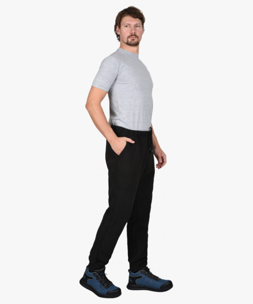 Брюки флисовые СИРИУС-КОМФОРТ черные