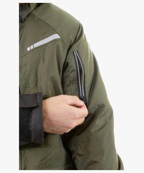 Куртка-парка зимняя мужская Brodeks KW215, цвет хаки