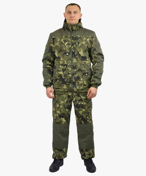 Костюм мужской Турист д/сезонный (тк.Рип-Стоп,210), КМФ сепия/хаки