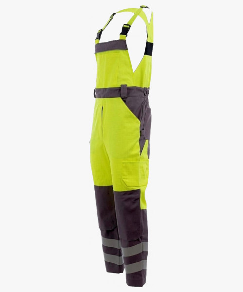 Полукомбинезон мультизащитный Brodeks MS48-61, цвет жёлтый, серый