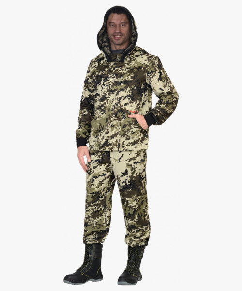 Костюм противоэнцефалитный СИРИУС-АНТИГНУС Пиксель куртка, брюки
