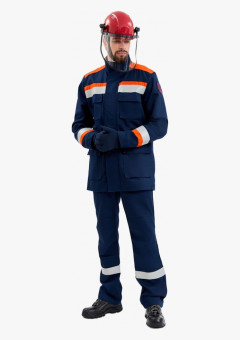 Костюм летний Энергия-А (13,2 кал.), т.синий/оранжевый