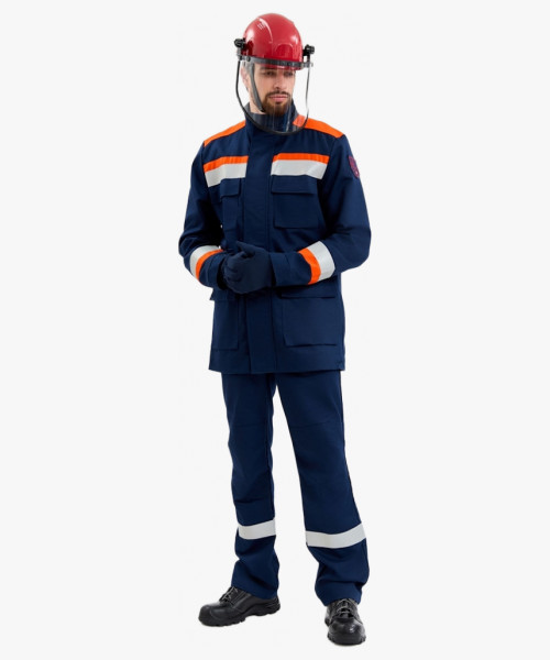 Костюм летний Энергия-А (13,2 кал.), т.синий/оранжевый