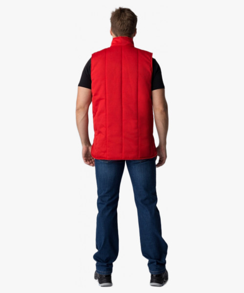 Жилет утепленный Универсальный (Смесовая, 210), красный