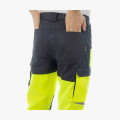 Брюки сигнальные Brodeks KS309, цвет жёлтый, чёрный