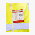 Плащ влагозащитный сигнальный с СОП SIRIUS Профи (225 гр/м2) лимонный (ЧЗ)