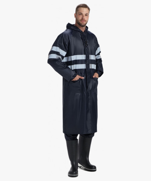 Плащ влагозащитный ProfLineSpecialist СОП (ПВХ,210), т.синий