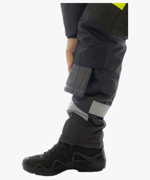 Комбинезон зимний мужской Brodeks KW505, цвет жёлтый, чёрный